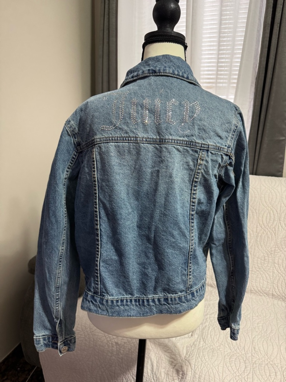 Juicy Couture Light Blue Denim Jean Jacket - Picture 6 of 6